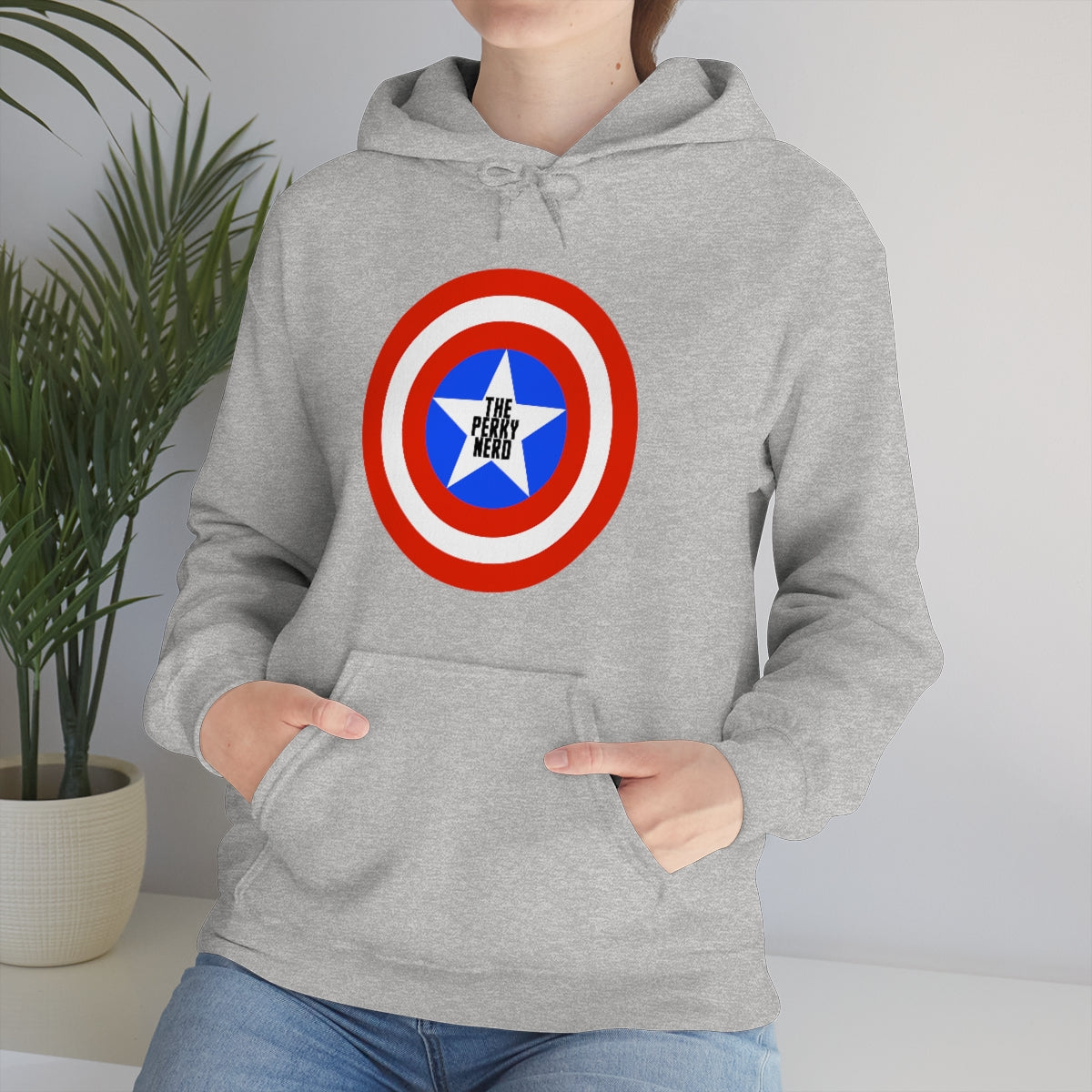 The Patriotic Nerd Unisex Heavy Blend™ Hooded Sweatshirt