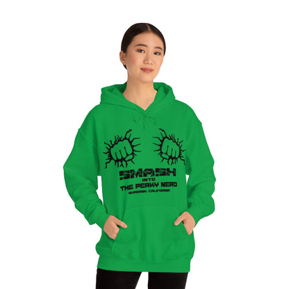 Smash into The Perky Nerd - Unisex Heavy Blend™ Hooded Sweatshirt