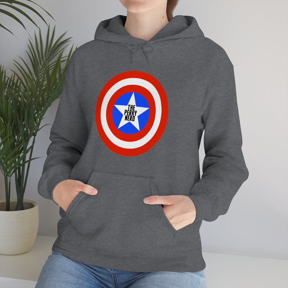 The Patriotic Nerd Unisex Heavy Blend™ Hooded Sweatshirt