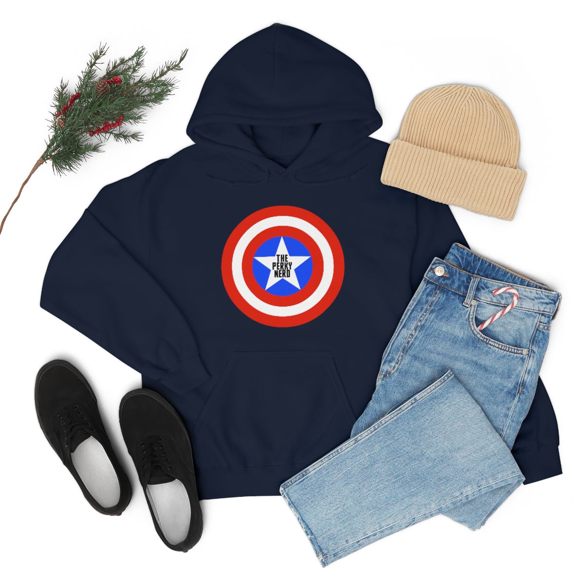 The Patriotic Nerd Unisex Heavy Blend™ Hooded Sweatshirt